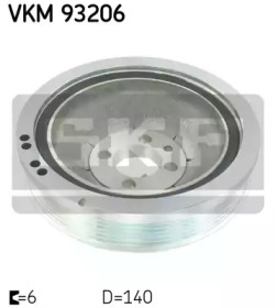 Ременный шкив SKF VKM 93206